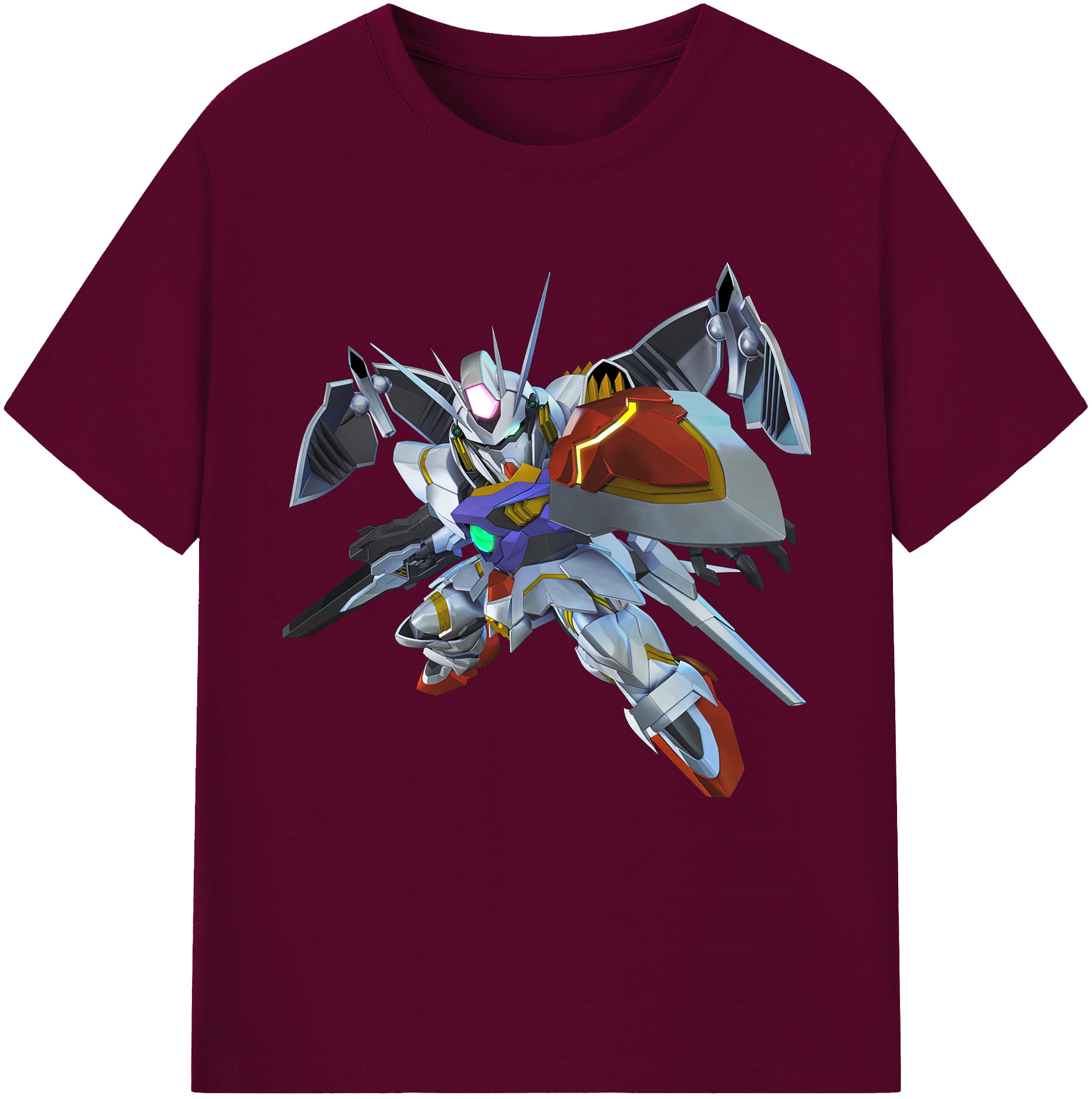 （画像用） 機動戦士ガンダム Mobile Suit Gundam レディースカジュアルプリントTシャツ（綿100％）